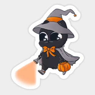 Forest Trail Mage Cat Sticker